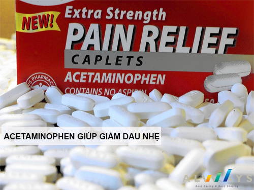 Acetaminophen là chất giảm đau nhẹ cho khớp hông